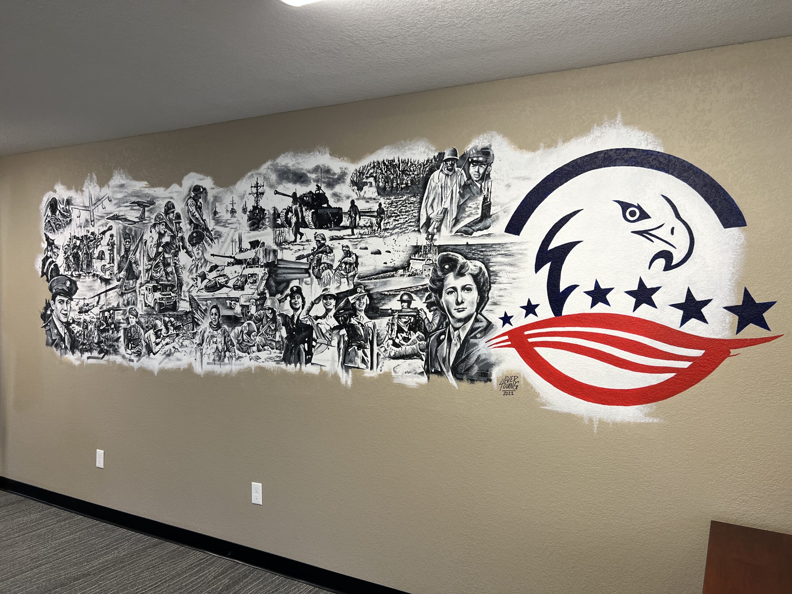 Women Who Served Mural Completed